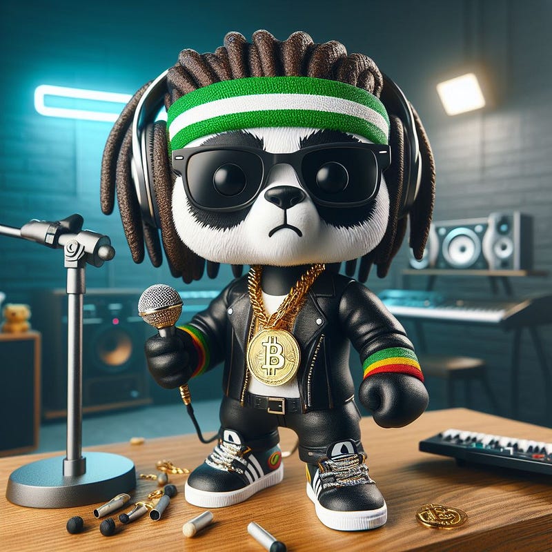 “Panda of Africa” NFT image hosted on the same blockchain as Nina