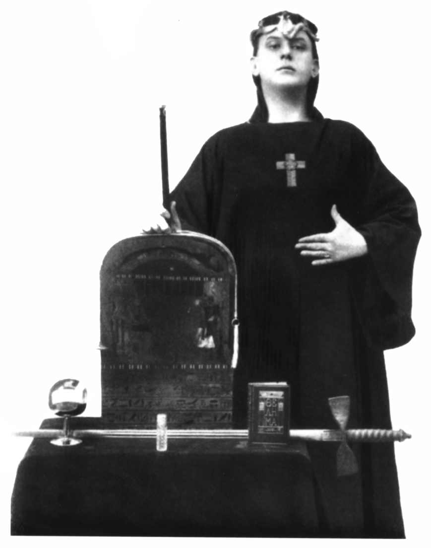 Photo of Aleister Crowley in 1912 (courtesy of Wikipedia)